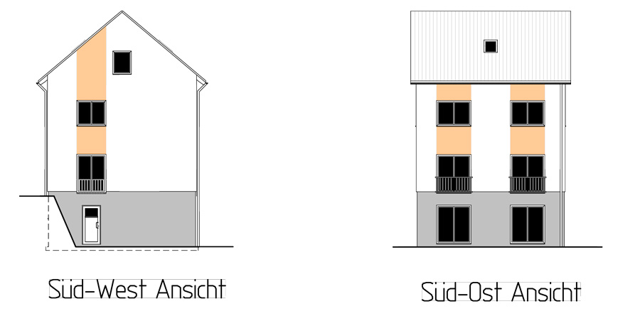 Ansicht Gartenseite